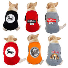 New Style Dogs Clothes Pure Cotton French Bulldog Sweatshirt Warm Cat Sweater Autumn Winter Pet Hoodies Fashion Dog Coat 2024 - buy cheap