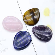 1Pc Natural Stone Crystal Worry Stones Hand Carved Gemstone Palm Stone Reiki Healing Gift 2024 - buy cheap