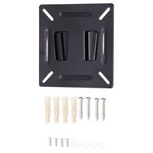 Soporte Universal de montaje en pared para pantalla LCD LED de 14-27 pulgadas, altura ajustable, retráctil, para Tv VESA 2024 - compra barato