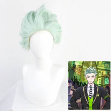 Twisted Wonderland Sebek Cosplay Light Green Short Heat Resistant Synthetic Hair Halloween Carnival Role Play + Free Wig Cap 2024 - buy cheap