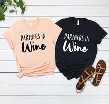 Skuggnas New Arrival Partners in Wine Shirt Wine Shirt Gift for Wine Lover Funny Wine Shirt Gift for Best Friend Couple's tshirt 2024 - buy cheap
