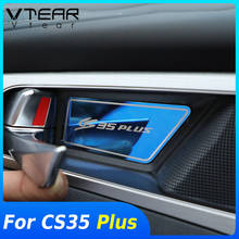 Vtear для Changan CS35 Plus внутреннее украшение автомобиля внутренние дверные молдинги ручка крышка чаши аксессуары для стайлинга отделочные детали 2020 2024 - купить недорого