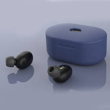 Caixa protetora de fone de ouvidos sem fio, caixa de silicone para fones de ouvido xiaomi redmi airdot tws bluetooth, capa de carregamento da moda 2024 - compre barato