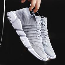 Plus Size Summer Light-up Sneakers Socks Men's Sports Shoes Running Man Sport Sneakers Gray Knit Tennis 2021 Krasaovki GME-1256 2024 - buy cheap