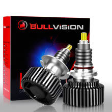 Bullvision-bombillas LED para faros delanteros de coche, luces para correr de 12V, 10000LM, 9012 K, color blanco, 90W, 9005, H7, H11, H1, HB3, HB4, 3D, CSP, H9, H8, 9006, 6500 2024 - compra barato