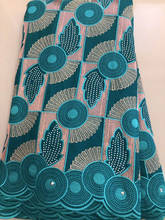 Encajes de gasa suiza en Suiza encaje nigeriano telas SLL3963 encajes de algodón africano de alta calidad tela para vestido de novia 2024 - compra barato