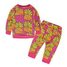 Conjunto de ropa infantil para bebés y niñas, camiseta y pantalones, otoño y primavera, 2020 2024 - compra barato