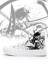 Uma peça anime dos desenhos animados estudantes de alta ajuda sapatos lona casuais confortáveis feminino colégio cosplay cos sapatos moda 2024 - compre barato