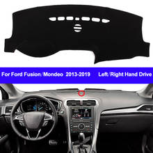 Car Auto Inner Dashboard Cover Dash Mat Cape Carpet 2 Layers For Ford Fusion / Mondeo 2013 2014 2015 2016 2017 2018 2019 LHD RHD 2024 - buy cheap