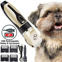 Electric Pet Hair Trimmer Professional Grooming Machine Tool USB Rechargeable Shavers Hair Cutter Cat Dog Fast Haircut Clipper 2024 - buy cheap