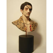 Majima Goro sin pintar, modelo de ensamblaje de busto de resina con Base, Kit de busto incoloro, juguetes automontados 2024 - compra barato