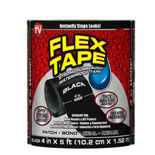 Black/White Super Strong Waterproof Tape Stop Leak Seal Crack Repair Tapes Self Fiber Fix Adhesive Fiber fix Sealing Tape 2024 - buy cheap
