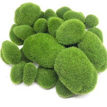 30PCS 3 Size Artificial Moss Rocks Decorative, Green Moss Balls,for Floral Arrangements Gardens and Crafting 2024 - buy cheap