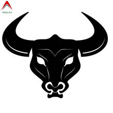 Aliauto Cool Car Sticker Bull Head Automobiles & Motorcycles Decoration Funny Vinyl Decal Cover Scratches,14cm*12cm 2024 - buy cheap