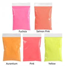 50g/Bag Photoluminescent Nail Glitter Powder Bright Fluorescent Pigment Powder For DIY Nail Art Paint Printing Soap Neon Powder 2024 - buy cheap