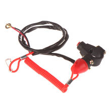 Cordón de seguridad para motocicleta, interruptor de motor de parada de emergencia, Dirt Bike botón pulsador para Mini, ATV, Quad, 1 ud. 2024 - compra barato