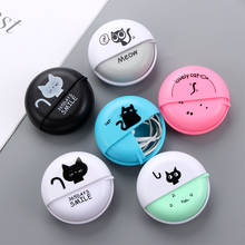 1PC New Multi-function Round Earphone Case ABS Round All In Order Wire Cable Organizer Protective Data Line Box Rotary Storage 2024 - buy cheap
