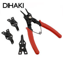 4 in 1 Snap Ring Pliers Set Internal External Ring Remover Retaining Circlip Pliers With Interchangeable Head Multi Crimp Tool 2024 - buy cheap