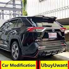 Ubuyuwant para 2019 2020 toyota rav4 spoiler de alta qualidade material abs carro resr asa lábio spoiler por primer cor 2024 - compre barato