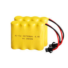 MasterFire-paquete de baterías recargables para juguetes, coches, tanques, Robots, pistolas, ni-cd, 4,8 V, 700mAh, AA, 2 paquetes 2024 - compra barato