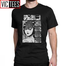 Mens Discount Tops & Tees Humor Uzumaki Junji Ito T-Shirts for Men 100 Premium Cotton  T Shirts Free Shipping 2024 - buy cheap