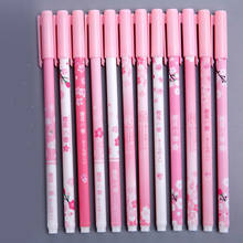 1 PCS New Cute Romantic cherry blossom pink Gel Pen Student Stationery Novelty Gift School Material Office Supplies 2024 - buy cheap