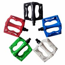 Pedal fijo de aluminio para bicicleta de montaña, piezas de bicicleta para niños plegables, color verde, azul, rojo y blanco, 1 par 2024 - compra barato