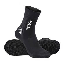 Неопреновые носки для дайвинга ZCCO 3 мм, Нескользящие пляжные носки, мужские и женские зимние Утепленные теплые носки для плавания, подводного плавания, дайвинга, серфинга 2024 - купить недорого