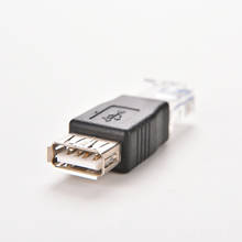 Сетевой кабель локальной сети для ноутбука, Ethernet-конвертер, разъем JETTING, ПК, кристальная головка RJ45, штырь в разъем адаптера USB 2,0 AF A Female 2024 - купить недорого