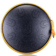 Hluru-tambor de lengüeta vacío etéreo de 14 pulgadas, instrumento de música, pandereta, meditación, 9 notas, acero de cobre 2024 - compra barato