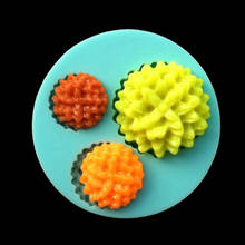Molde de silicona 3D con forma de dalia, herramientas de decoración de Chocolate para tartas y Fondant 2024 - compra barato