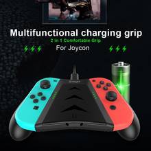 Светодиодный ная подставка для зарядного устройства Nintendo NS Switch Joycon, держатель док-станции для Nintendo Switch NS Joy-Con 2024 - купить недорого