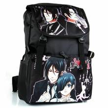 Mochila de Anime Black Butler para Cosplay, bolso de hombro de viaje para estudiante de dibujos animados, Maleta de viaje para portátil 2024 - compra barato