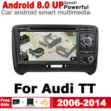 7 дюймов 2 Din Android 8,0 автомобильный dvd-плеер для Audi TT 8J 2006 ~ 2014 MMI GPS навигация Мультимедийная система 2024 - купить недорого