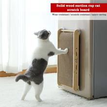 Pet cat corrugated cat cat scratch board claw grinder solid wood sofa cat supplies cat claw board cat litter toy mat 2024 - buy cheap