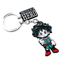 My Hero Academia Figure Lzuku Keychain You can Be a Hero Charm Key ring Anime Jewelry Cosplay Wholesale 2024 - buy cheap