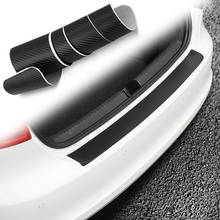 Carbon Fiber Car Trunk Rear Guard Plate Sticker for Dacia Sandero Logan Duster Dokker Logan Stepway Nova 2024 - buy cheap
