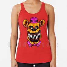 Regata five nights at 4: nightmare fredbear, colete sem mangas para five nights fnaf, pesadelo, fanart, fredbear 2024 - compre barato