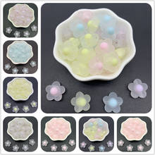 15pcs 17mm Acrylic Beads Flower Shape Beads Charms Bracelet Necklace Beads For Jewelry Making DIY Accessories 2024 - buy cheap