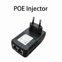 Surveillance CCTV Security 48V 0.5A 24W POE Wall Plug POE Injector Ethernet Adapter IP Camera Phone Power Supply EU Plug 2024 - buy cheap