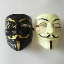 2020  Halloween Masks V for Mask Guy Fawkes Anonymous Fancy Dress Cosplay Costume V for Vendetta  Cosplay  Unisex  Masks 2024 - buy cheap