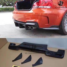 Parachoques trasero de fibra de carbono para BMW, Kit de carrocería de estilo RZ, de alta calidad, FRP, labio, estilismo de coche para BMW serie 1 E82 1M, 07-14 2024 - compra barato