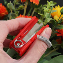 Многофункциональный Нож для большого пальца, 1 шт., безопасное лезвие для фруктов, садовый секатор, устройство для сбора фруктов, режущее лезвие, кольца, защита пальцев 2024 - купить недорого