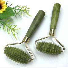 1PC Natural Jade Stone Face Neck Massage Roller Beauty Tool Acupressure Massager Face Lift Anti Wrinkle Facial Relaxation 2024 - buy cheap
