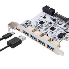 Add On Card USB Type Expansion Card PCI Express to USB Controller 1Port USB 3.1 PCI-E Card adapter, USB 3.0 Expansion card, pcie USB adapter, PCI Express 3.0 USB card, USB pcie 2024 - buy cheap
