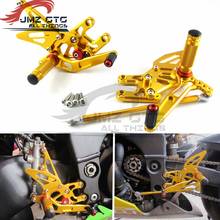 Motorcycle CNC Adjustable Rear Set Rearsets Footrest Foot Rest For  KAWASAKI ZX10R 2004-2005 2024 - buy cheap