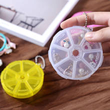 1Pc Portable Round Shape Small Medicine Pill Box Portable 7 Days Weekly Travel Medicine Holder Tablet Storage Case Container 2024 - buy cheap
