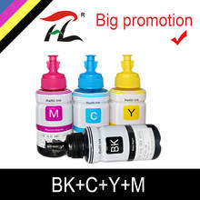 Tinta de recarga de tinta corante htl 4pk 70ml, compatível com epson l200 l210 l222 l100 l110 l120 l132 l550 l555 l300 l355 l362 2024 - compre barato