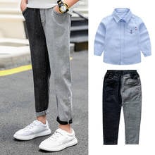 IENENS Spring Clothes Sets Shirt Jeans Suits 3-11 Years 2PCS  Long Sleeves Kids Shirts Clothing Outfit Child Wear 2024 - buy cheap