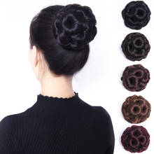 MUMUPI-postizo con forma de flor para mujer, moño de pelo, Donut, extensiones de fibra sintética de alta temperatura 2024 - compra barato